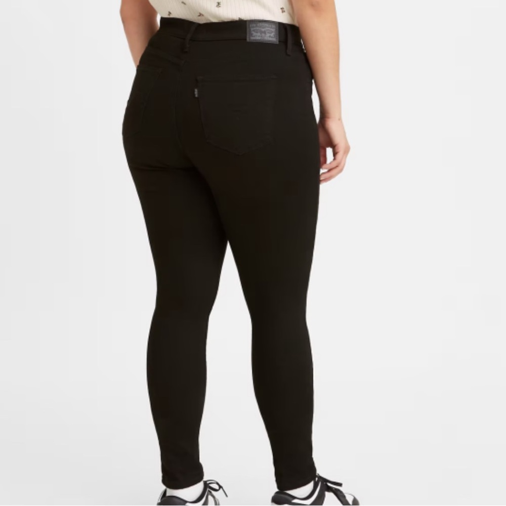 Levi’s 720 High Rise Super Skinny Black Denim Jeans, 29x32